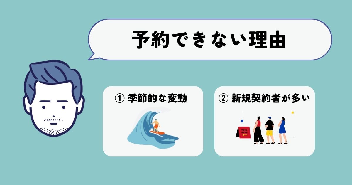 メンズエミナルが予約が取れない理由は？