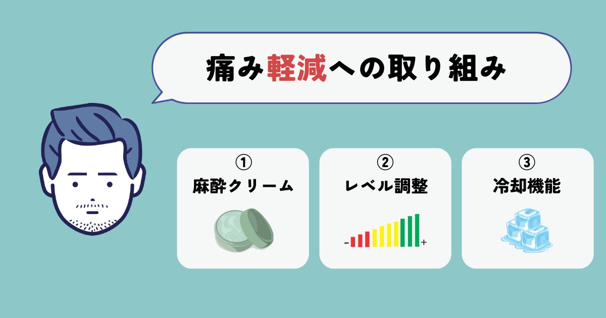 メンズエミナルの痛みを軽減するための取り組み3つ